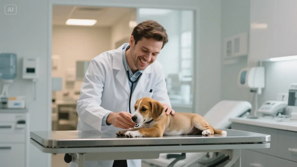 CSEA Pet Insurance Reviews Real Member Experiences CSEA union member reading pet insurance reviews while holding dog, illustrating real member experiences with CSEA pet coverage feedback