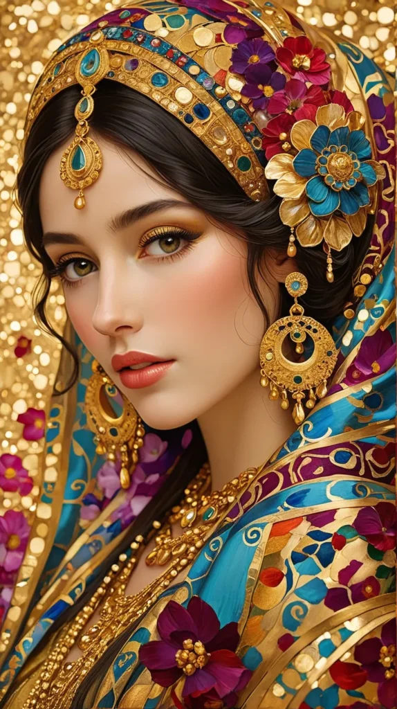 Floral Beauty Portrait 20