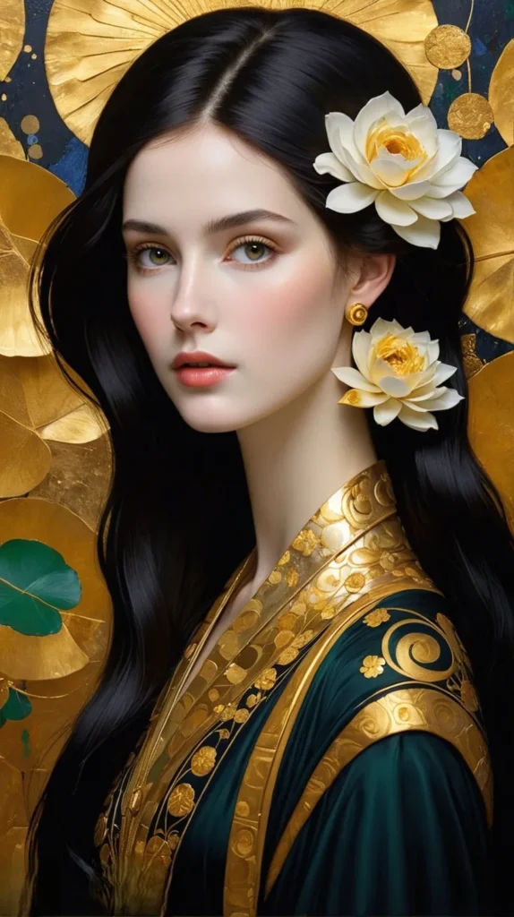 Floral Beauty Portrait 24