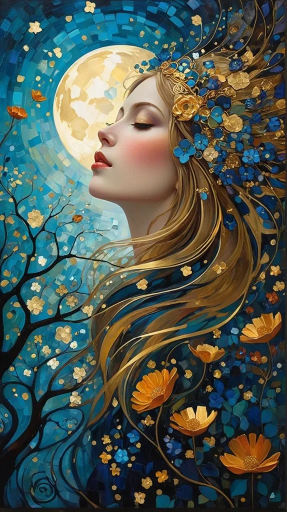 Floral Beauty Portrait 25