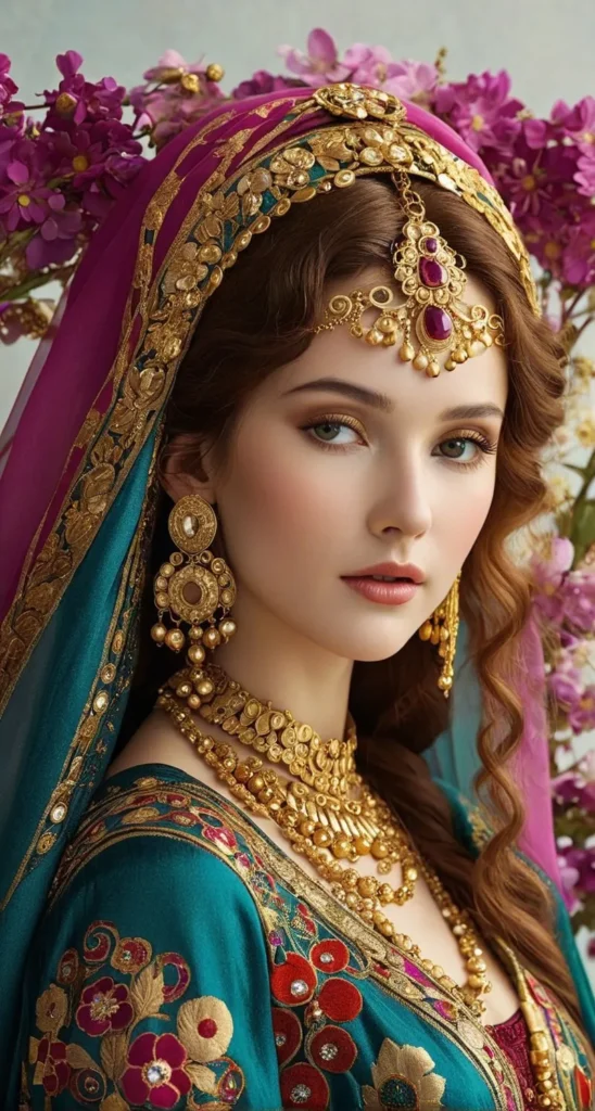 Floral Beauty Portrait 27