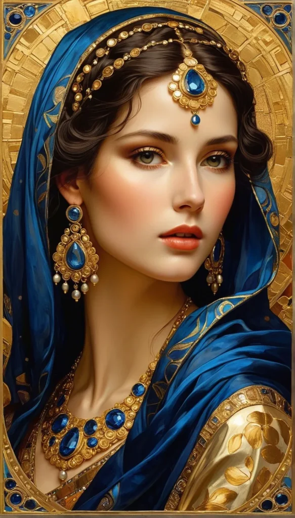 Floral Beauty Portrait 29