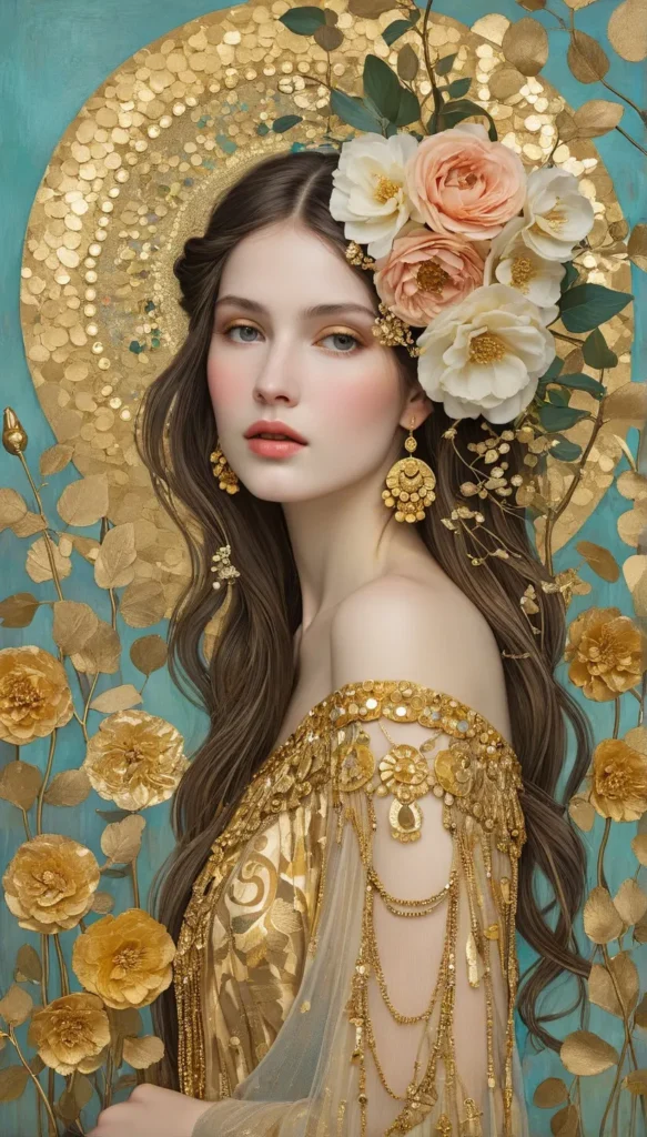 Floral Beauty Portrait 4