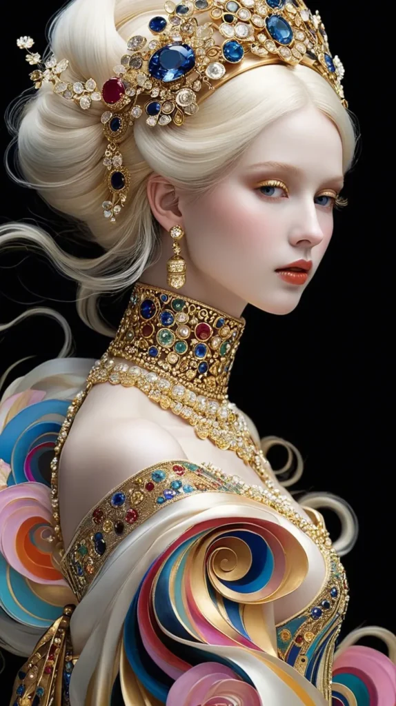 Floral Beauty Portrait 43