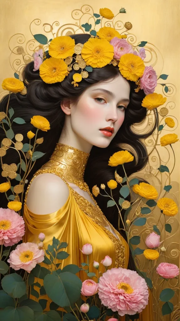 Floral Beauty Portrait 50
