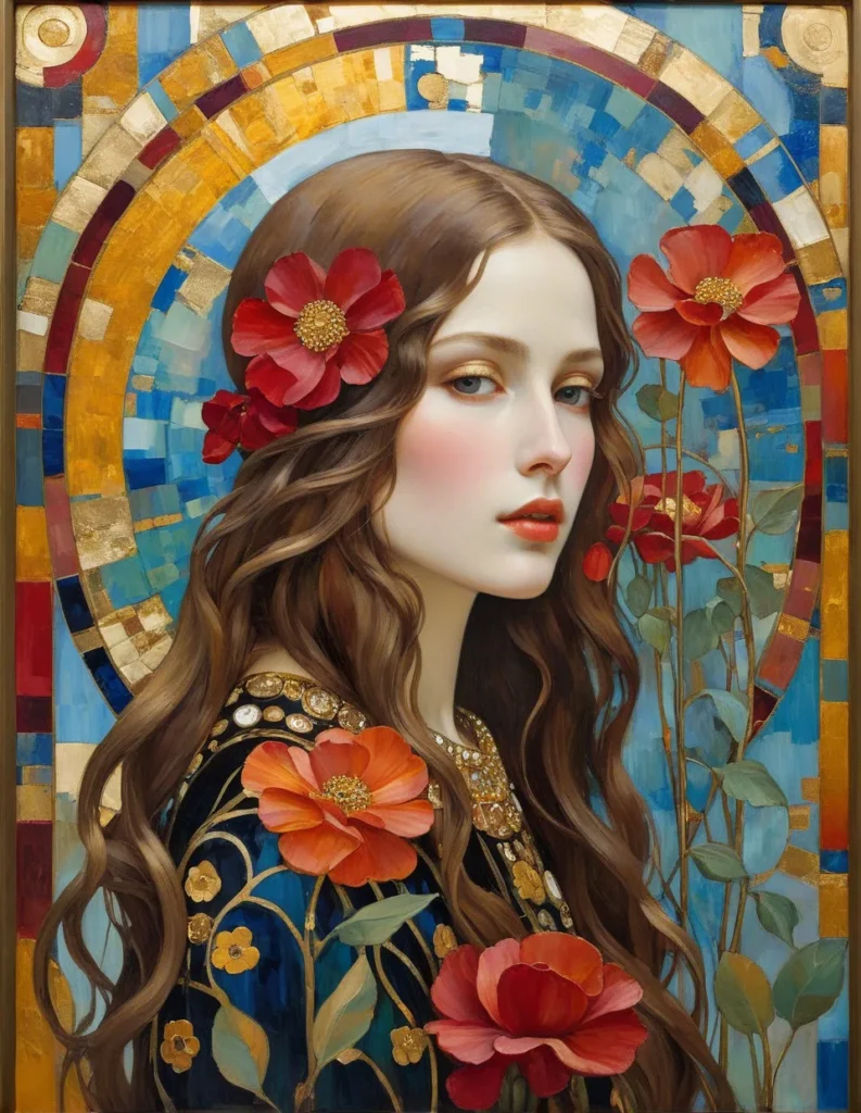 Floral Beauty Portrait 52