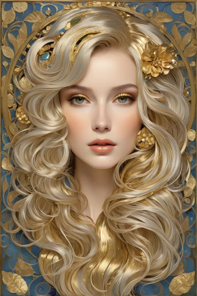 Floral Beauty Portrait 54