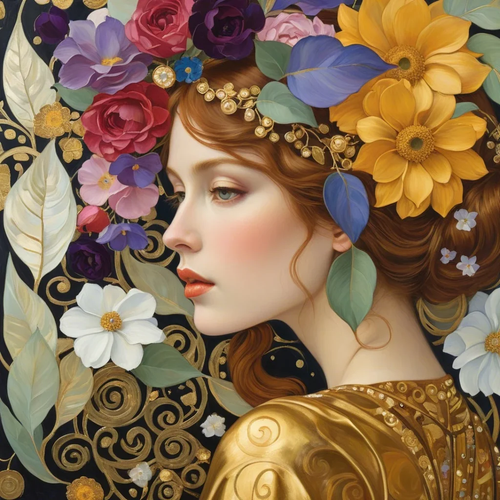 Floral Beauty Portrait 8