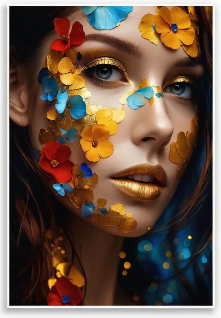Floral Beauty Portrait 9