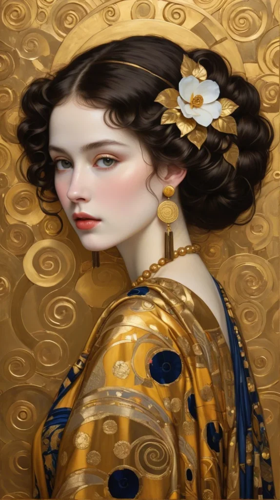 Floral Beauty Portrait Art 10