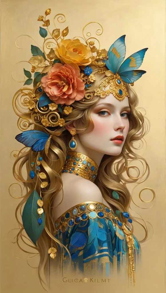 Floral Beauty Portrait Art 20